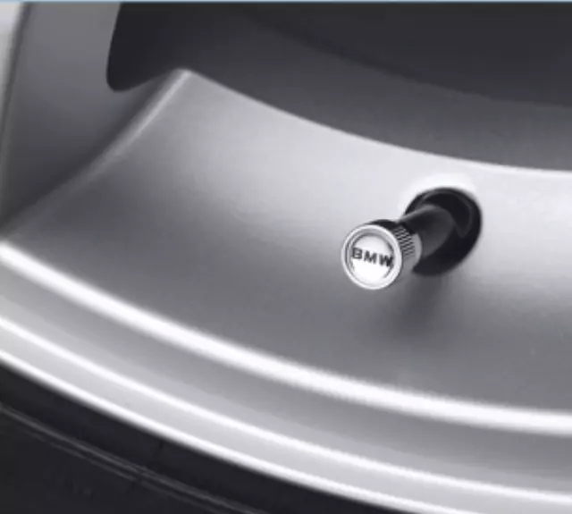 Valve Stem Caps - Bmw Lettering - BMW (36-11-0-009-837)