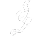 2760900841 - Radiator: Holder for Mercedes-Benz: SL400, SL450, SLC43 AMG Image