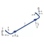 LB5Z5A772B - : Stabilizer Bar for Ford: Explorer | Lincoln: Aviator Image