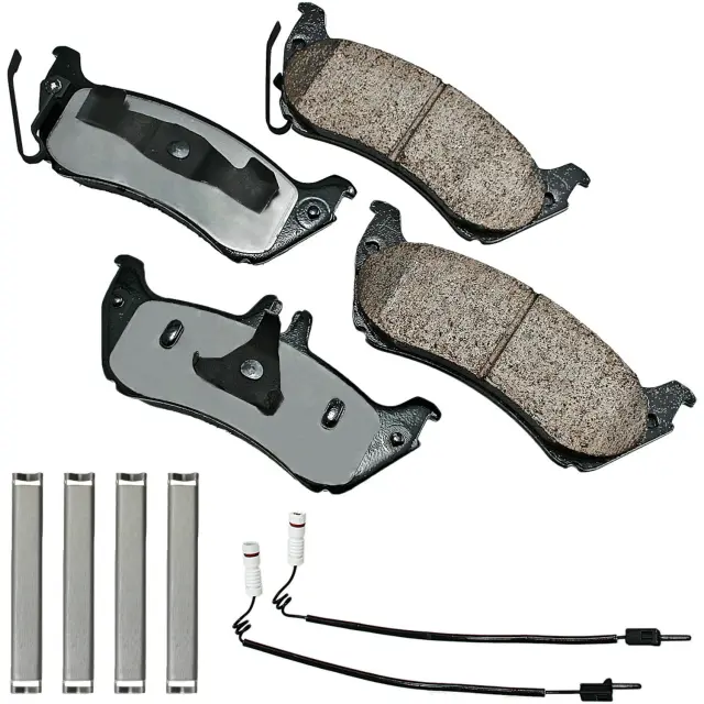 EUR875 - Brakes &amp; Brake Parts: Akebono EURO Ultra Premium Ceramic Disc Brake Pad Kit for AKEBONO Image