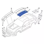 FR3Z6320000BK - : Stripe Tape for Ford: Mustang Image