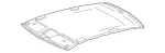 2086900350 - Covering and Lining: Trim, Roof for Mercedes-Benz: CLK430 Image