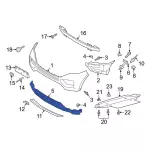 LB5Z17D957GA - Body: Lower Cover for Ford: Explorer Image