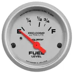 4318 - : GAUGE, FUEL LEVEL, 2 1/16", 16OE TO 158OF, ELEC, ULTRA-LITE for AutoMeter Image
