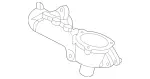 1112001303 - Cooling System: Engine Coolant Thermostat Housing for Mercedes-Benz Image
