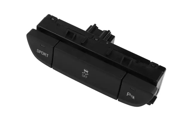 Jet Black Parking Assist Alarm Disable Switch - GM (90926825)