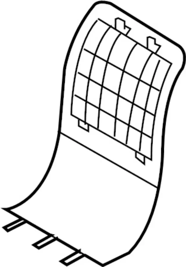 87640EH02A - Body: Seat Back Panel for Infiniti Image