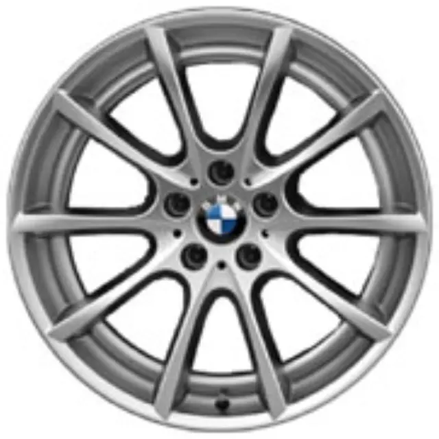 36112212913 - : 2015-2016 BMW - V Spoke 281 18 Inch Wheel &amp; Assembly (Set Of for BMW: 535i, 535i xDrive, 550i, 550i xDrive Image
