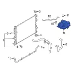 LX6Z8A080H - Cooling System: Expansion Tank for Ford: Escape, Maverick | Lincoln: Corsair Image