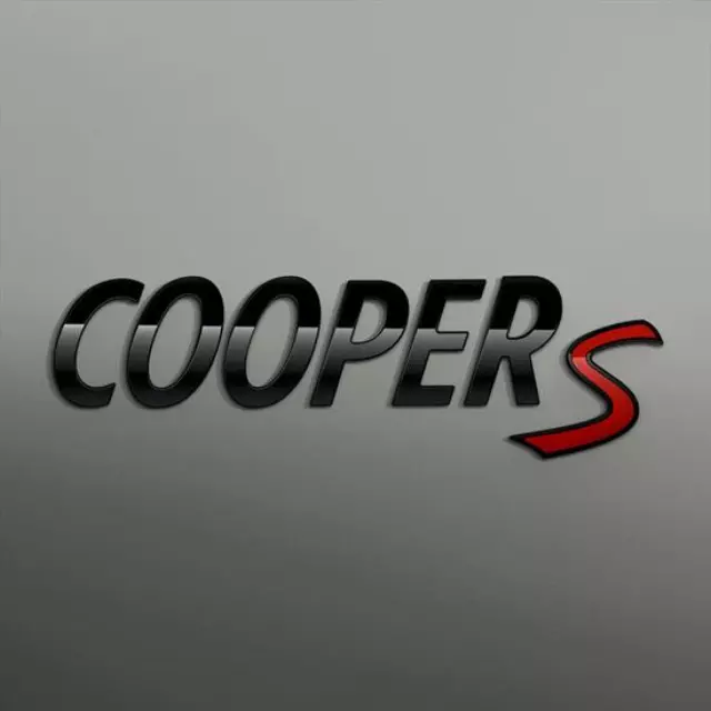 51142465245 - Exterior: Piano Black Cooper S Badge for Mini Image