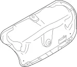 849664GA0A - Body: Trunk Lid Trim for INFINITI: Q50 Image