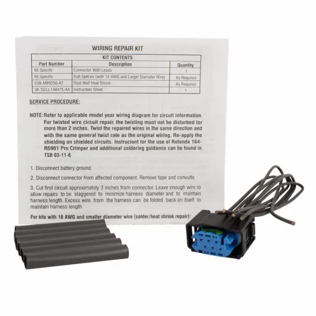 Suspension Yaw Sensor Connector - Motorcraft (WPT-1712)