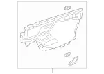 17772015013E67 - Body: Armrest Assembly for Mercedes-Benz Image