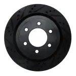 63354267L - : DFC Brake Rotor - Drilled and Slotted - Black for DYNAMIC FRICTION Image