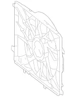 2049066802 - Radiator: Blower for Mercedes-Benz Image