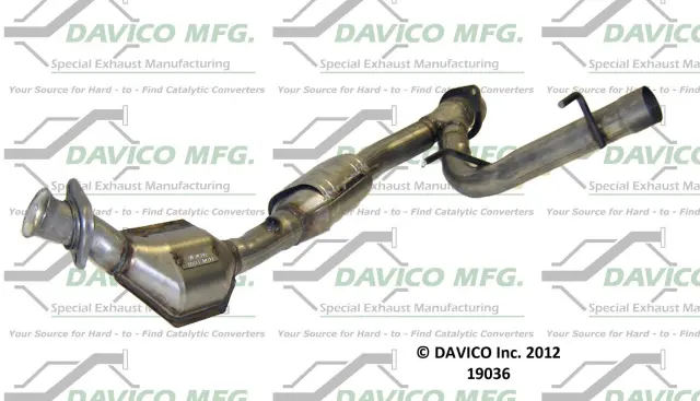 19036 - : Direct Fit Catalytic Converter for DAVICO CONVERTERS Image