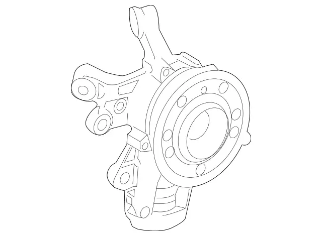 1663500208 - Rear Axle: Wheel Carrier for Mercedes-Benz: GL350, GL450, GL550, GL63 AMG, GLE300d, GLE350, GLE400, GLE43 AMG, GLE450 AMG, GLE550e, GLE63 AMG, GLE63 AMG S, GLS350d, GLS450, GLS550, GLS63 AMG, ML250, ML350, ML400, ML550, ML63 AMG Image image