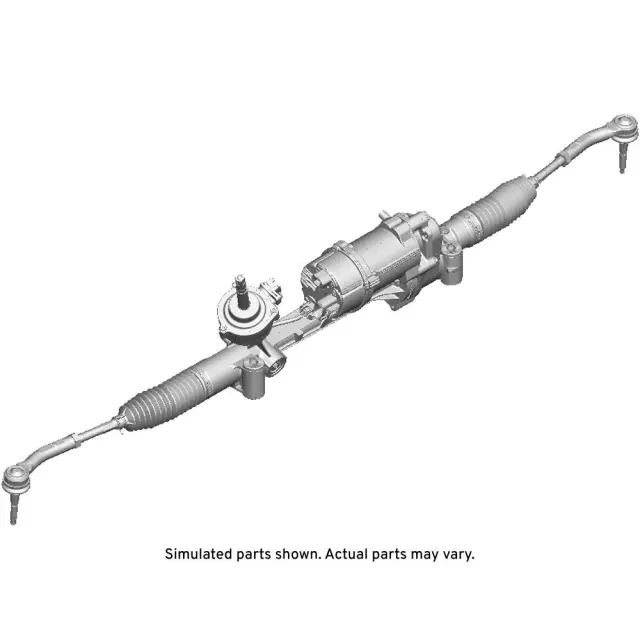 84494618 - : Electric Belt Drive Rack and Pinion Steering Gear Assembly with Tie Rods for Cadillac: XTS Image