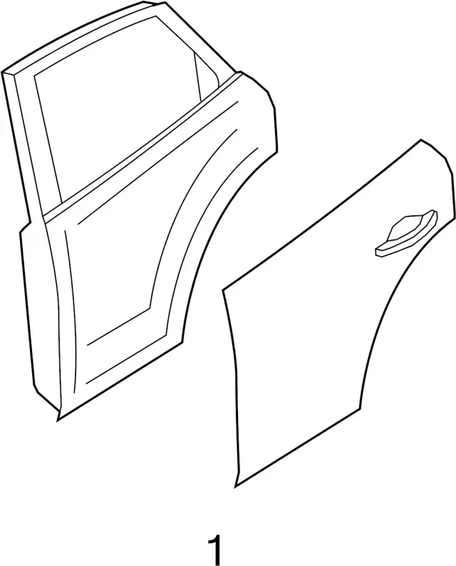 H21531BAMA - Body: Outer Panel for INFINITI: EX35, EX37, QX50 Image