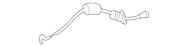 204760020464 - Rear Doors: Bowden Cable for Mercedes-Benz: C250, C300, C350 Image image