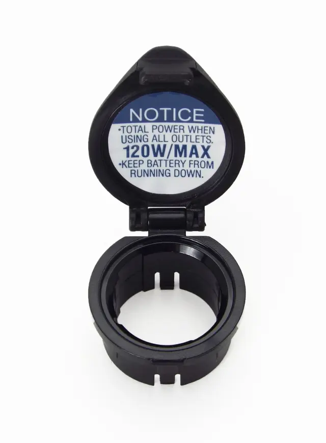 85535AE010 - Electrical: 12 Volt Accessory Power Outlet Cover for Toyota Image