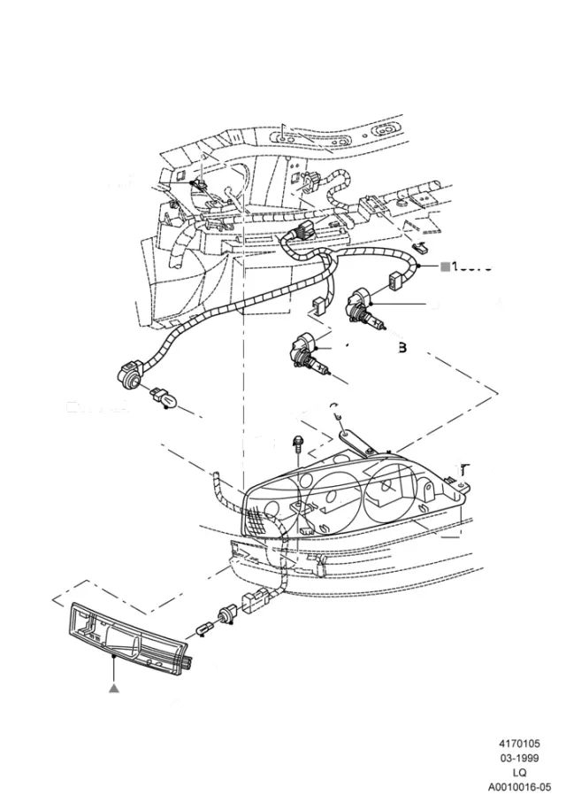 9N7Z13N021A - Electrical: High Beam Bulb for Ford Image