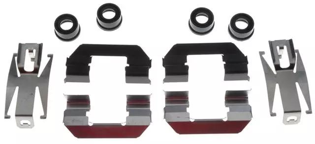 18K1012X - : Front Disc Brake Caliper Hardware Kit with Clips and Bushings for ACDelco Image