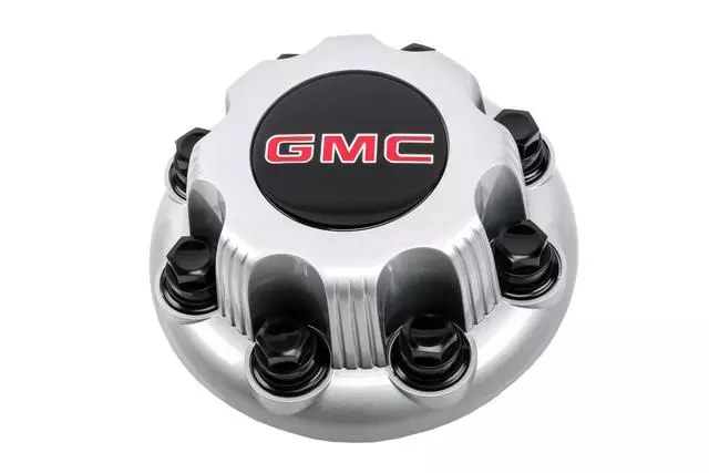 9597162 - : Center Cap with GMC Logo for GMC: Savana 1500, Savana 2500, Savana 3500, Sierra 2500 HD, Sierra 3500 HD Image