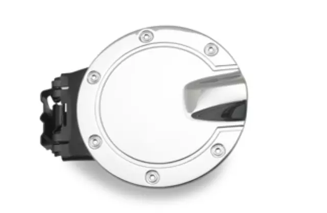 17802429 - Exterior: Chrome Fuel Door - Short Bed for Chevrolet: Colorado | GMC: Canyon Image