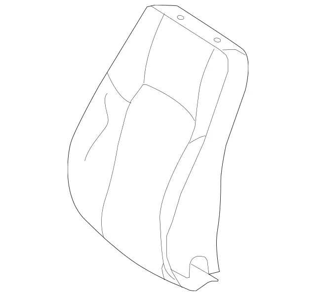 46391007031B55 - Body: Seat Back Cover for Mercedes-Benz Image