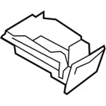 BA8Z7413530AC - Body: Utility Tray for Ford: Flex Image