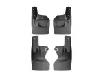 110097120113 - : Black MudFlap No-Drill DigitalFit® MudFlap Kit for WeatherTech Image