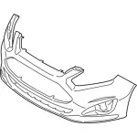 E1CZ17D957APTM - Body: Bumper Cover for Ford: C-Max Image