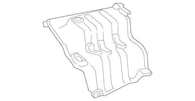 2136809808 - Exhaust System: Shielding for Mercedes-Benz: CLS450, CLS53 AMG, E300, E350, E43 AMG, E53 AMG Image image