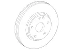 210421261264 - : Brake Disk for Mercedes-Benz: CLK430, E430 Image