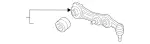 2053306710 - Front Axle: Spring Link for Mercedes-Benz Image