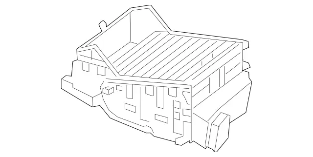 1666806402 - Trim: Holder for Mercedes-Benz: GL350, GL450, GL550, GL63 AMG, GLE300d, GLE350, GLE400, GLE43 AMG, GLE450 AMG, GLE550e, GLE63 AMG, GLE63 AMG S, GLS350d, GLS450, GLS550, GLS63 AMG, ML250, ML350, ML400, ML550, ML63 AMG Image image