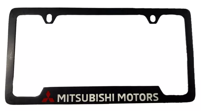 MZ315278 - Exterior: License Plate Frame, Black for Mitsubishi: Eclipse Cross, Outlander, Outlander PHEV Image