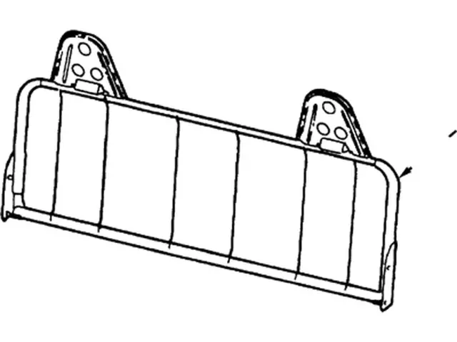 F81Z2561019BA - Body: Seat Back Frame for Ford: Excursion, F-250 Super Duty, F-350 Super Duty, F-450 Super Duty, F-550 Super Duty Image