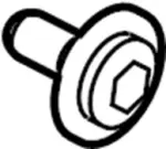 155200912 - Body: Lock Cover Clip for INFINITI: G35, G37, M37, M45, M56, Q60, Q70 Image