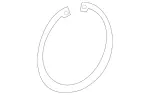 472092000 - : Retaining Ring for Mercedes-Benz: 250, C300, C350, CL550, CLS400, CLS550, CLS63 AMG S, E250, E350, E550, E63 AMG, E63 AMG S, GLK250, GLK350, S350, S500, S550 Image