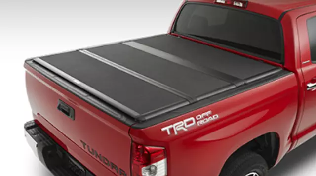PK3B134H6H - Bed Products: Cover, Tonneau, Tri-Fold, Black for Toyota: Tacoma, Tundra Image
