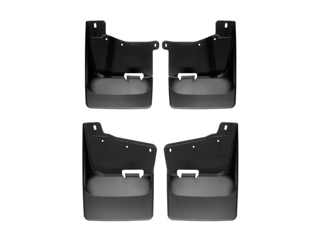 110118120118 - Accessories: Black MudFlap No-Drill DigitalFit® MudFlap Kit for WeatherTech Image