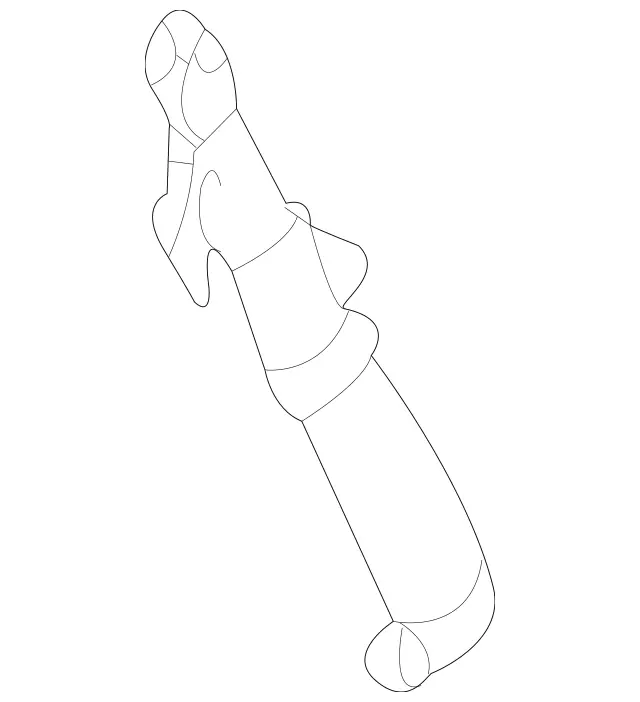 2038600647 - Windshield Washer, Emergency Equipmt: Telescopic Nozzle for Mercedes-Benz: C230, C240, C280, C32 AMG, C320, C350, SLR McLaren Image image