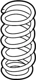 55020CG206 - : Coil Spring for INFINITI: FX35, FX45 Image