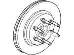 BRRC123 - Brakes: Motorcraftâ„¢ Hub &amp; Rotor for Ford: F-150, F-150 Heritage | Lincoln: Mark LT Image