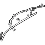 DA1Z15K868B - Body: Wire Harness for Lincoln: MKX Image