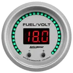 6709UL - : GAUGE, FUEL/VOLT, 2 1/16" TWO CHANNEL, SELECTABLE, ULTRA-LITE ELITE DIGITAL for AutoMeter Image
