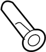 76848AG000 - Electrical: Reveal Molding Grommet for INFINITI: M45 Image