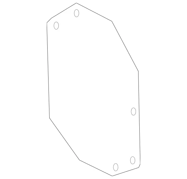 6013510080 - Front Drive Axle: Cover Gasket for Mercedes-Benz Image